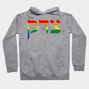 Tsedek - Justice (Pride Colors) Hoodie